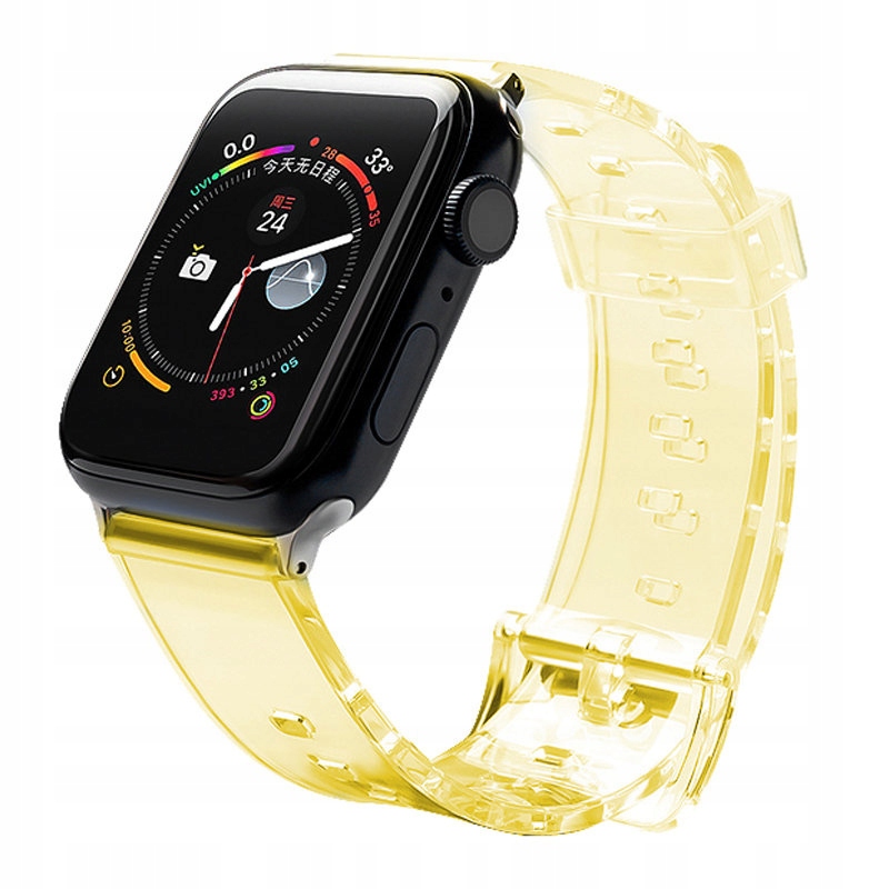 Pasek silikonowy bransoleta bransoletka Strap Light do zegarka Apple Watch