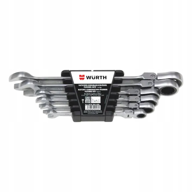 Pružný očkoplochý kľúč 6 ks Würth 0714263400