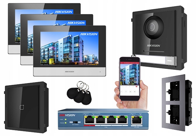 Interkom Videovrátnik Interkom Set Hikvision Apk