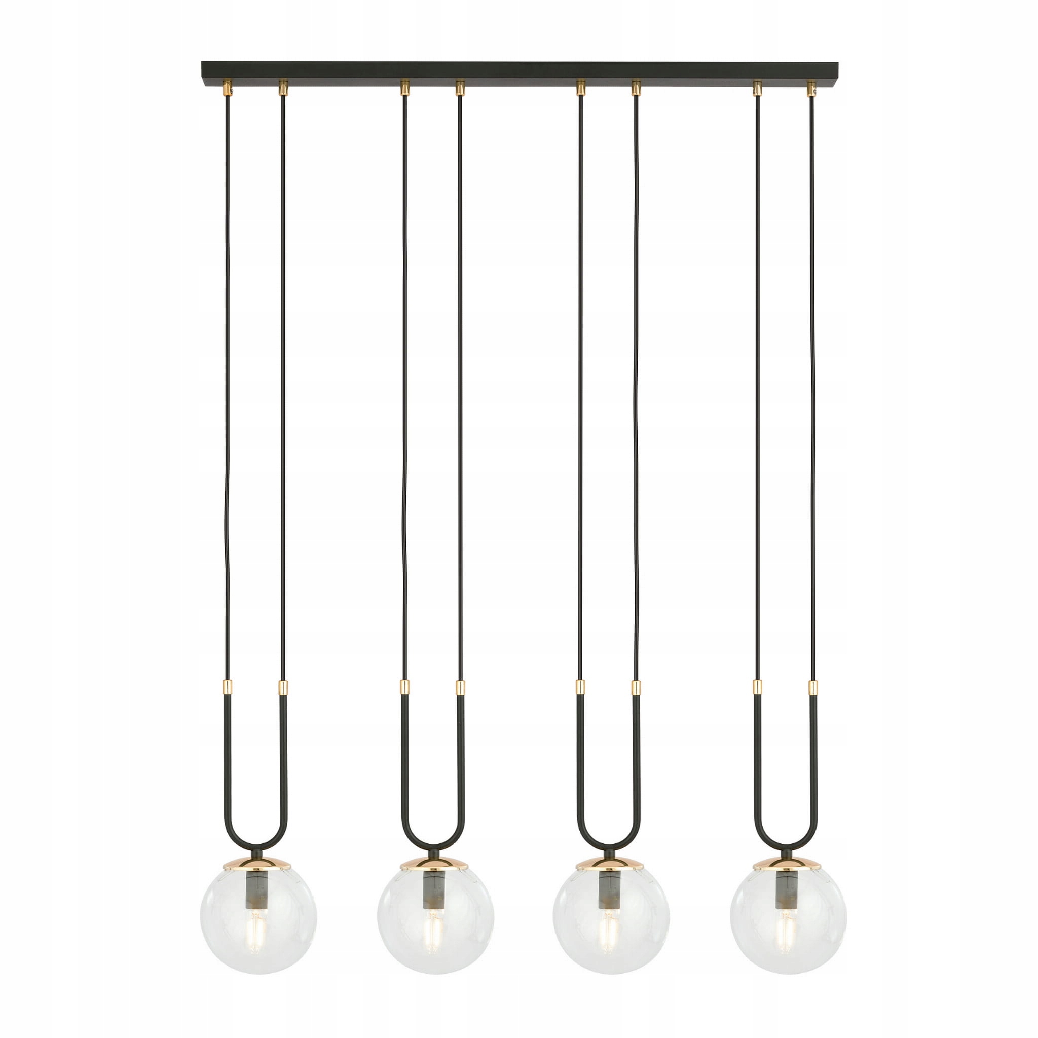 Závesná lusterová lampa Emibig 4xE14 40W Glam