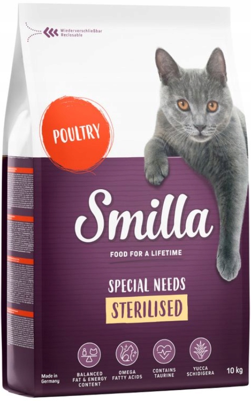 Smilla Adult Sterilised, drůbež 10 kg