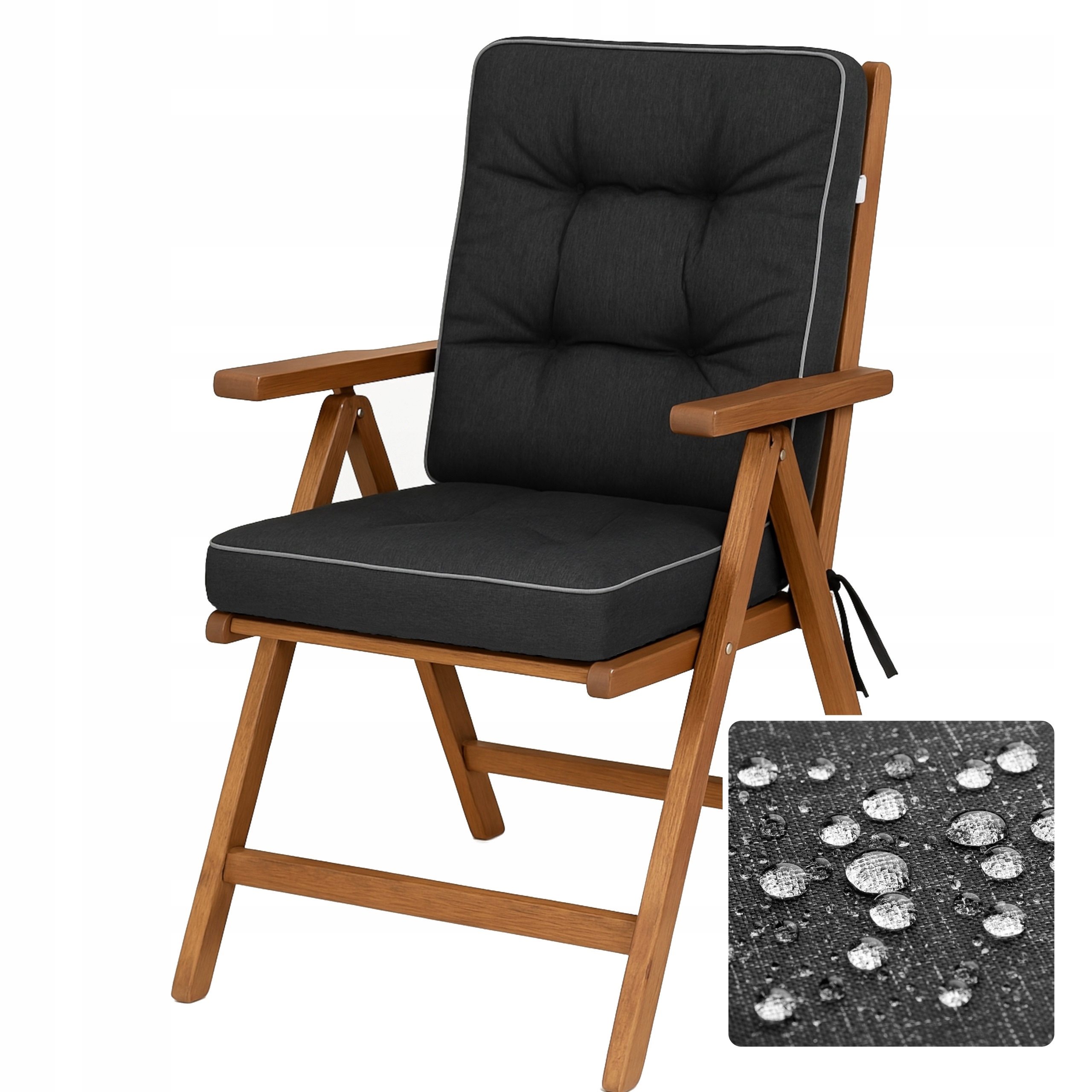 Polštář na zahradní židli Poduška na houpačku Zahradní Lehátko šířka 60 cm