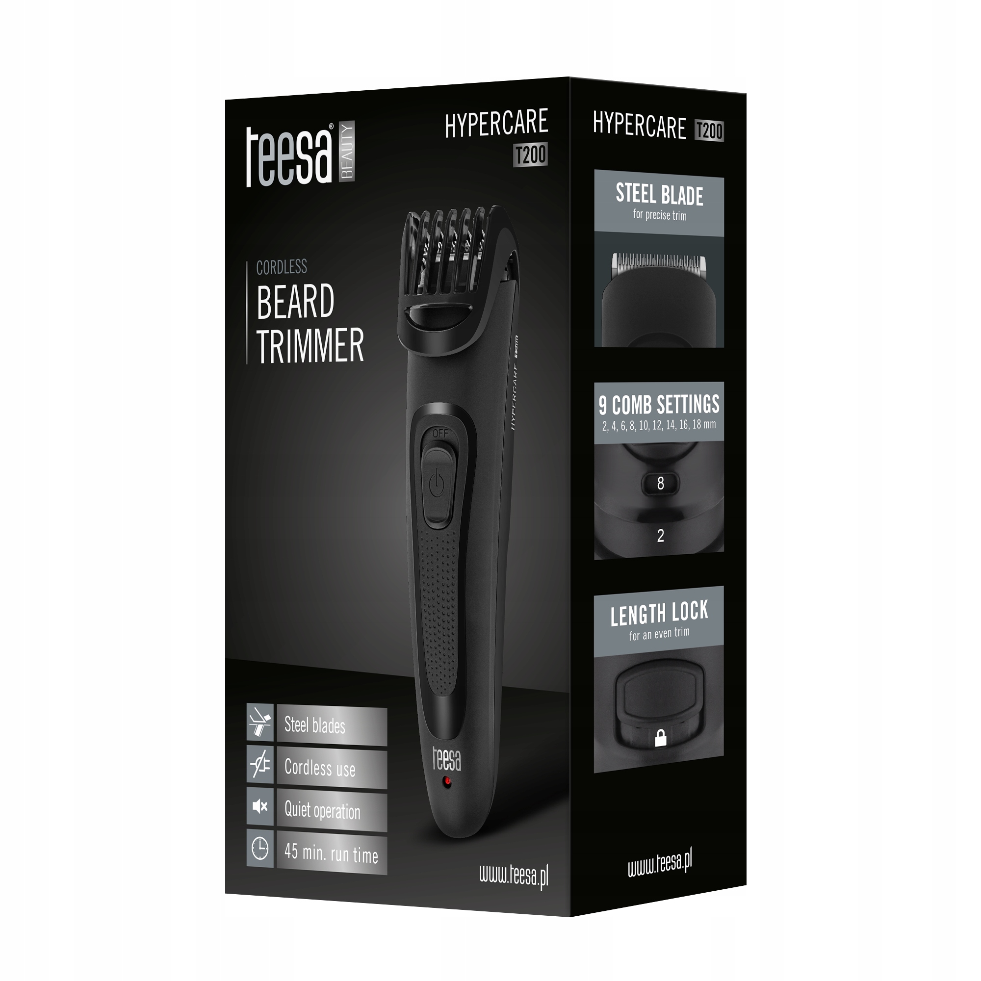 TSA0524 Bezprzewodowy trymer do brody Hypercare T