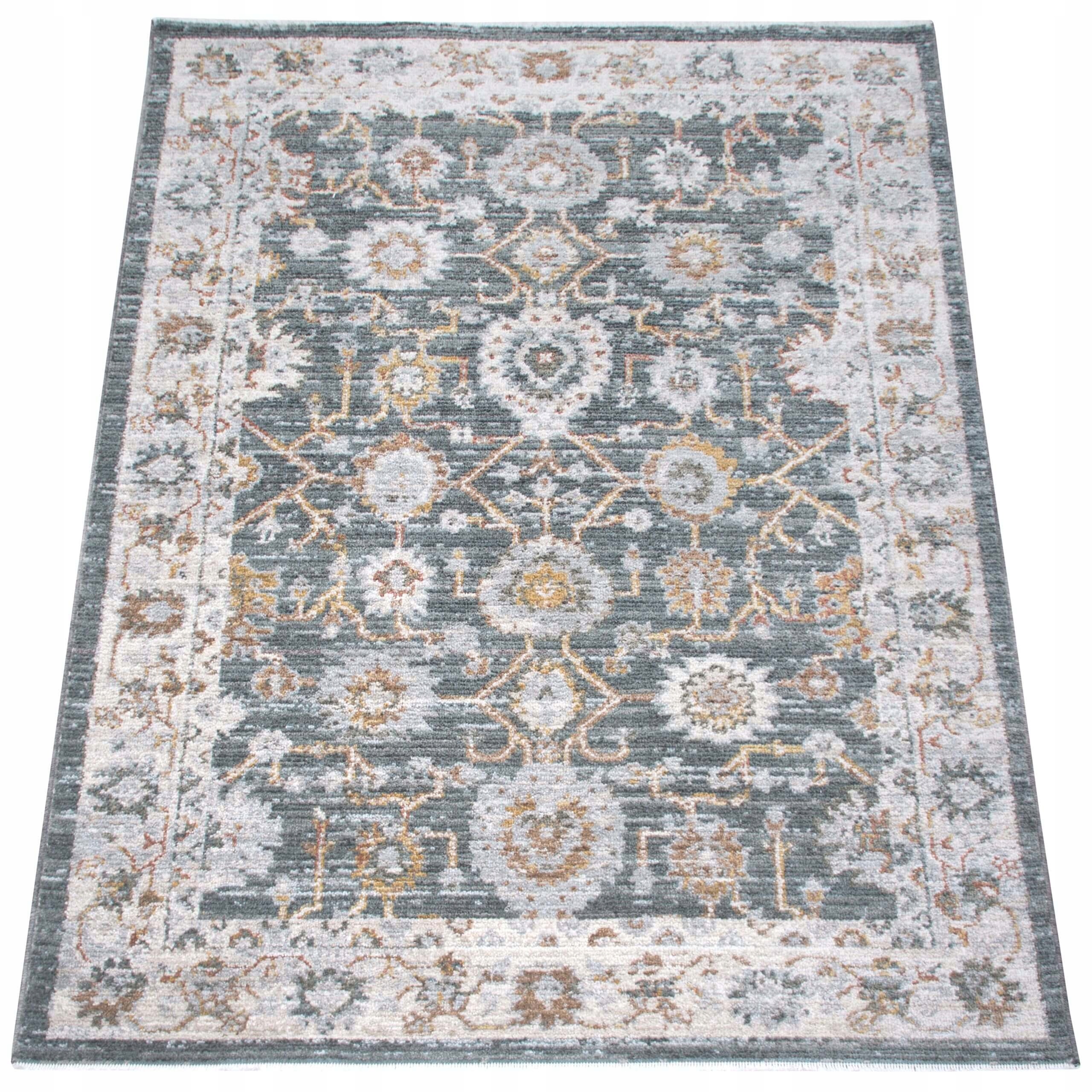 Koberec Klasický 160 X 230 CM Do Obývacího Pokoje Floral Barevný S Třásněmi