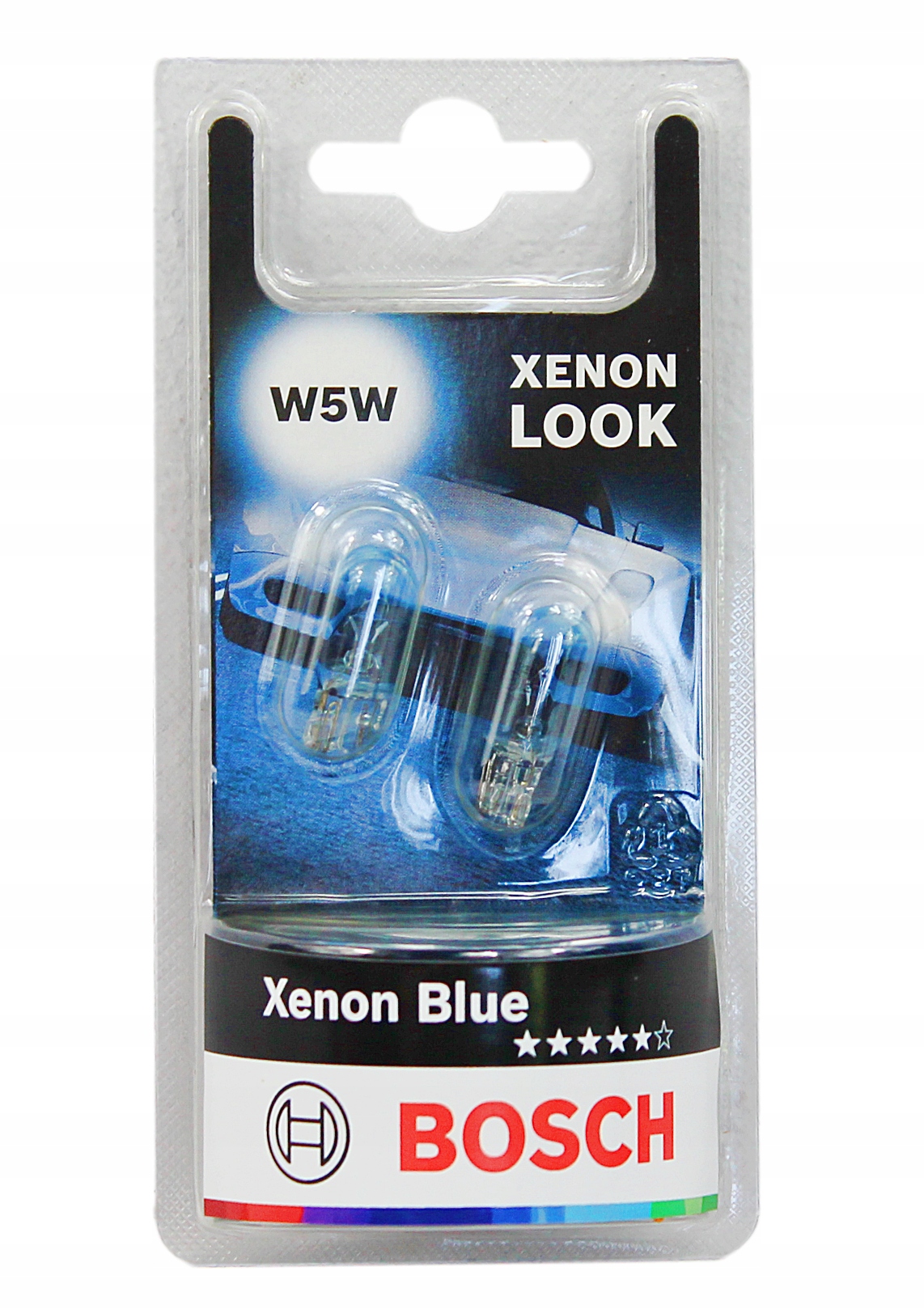 Bosch Żarówka W5W 5W 12V 1 Blister 2 Sztuki Xenon Blue