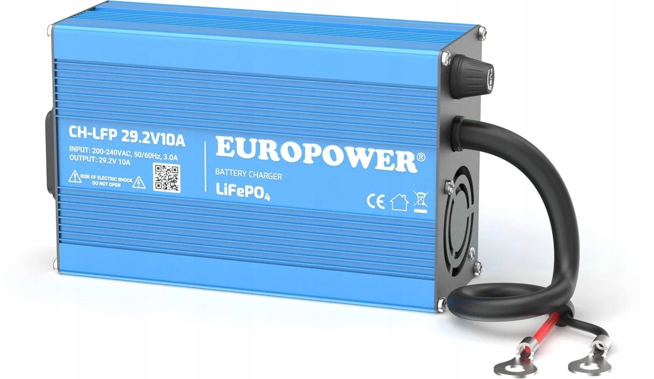 Ładowarka Prostownik Do Akumulatorów LiFePO4 Europower 24/10 29,2V 10A