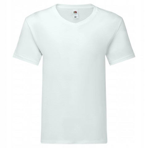 

Koszulka V-neck w serek Fruit of Loom Biały XXL