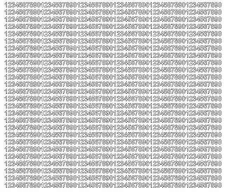 NAKLEJKA CYFRY SAMOPRZYLEPNE 5 mm NAKLEJKI Z FOLII BIAŁY Z POŁYSKIEM