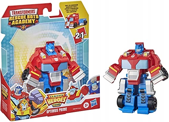 TRANSFORMERS OPTIMUS PRIME RESCUE BOTS 2w1 ROBOT
