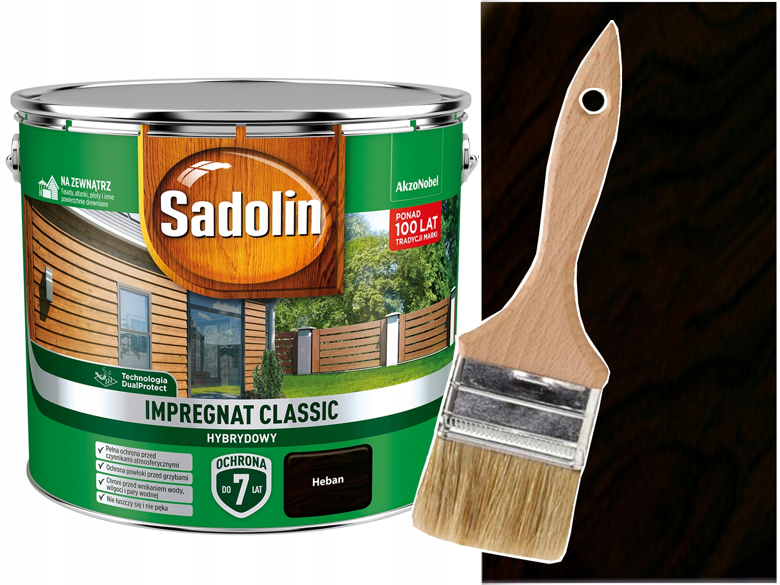 

Sadolin Classic Hybrydowy Heban 4,5L