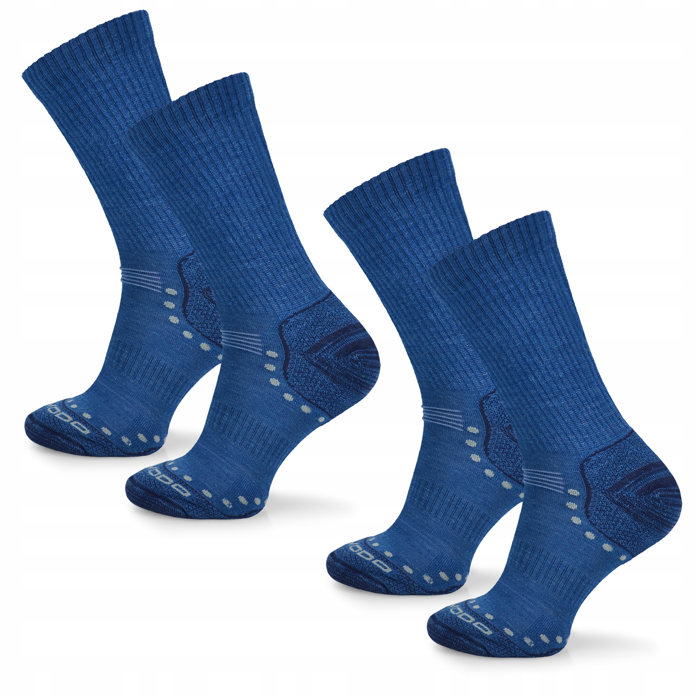 Zestaw 2 par wełnianych termoaktywnych skarpet trekkingowych merino 39-42