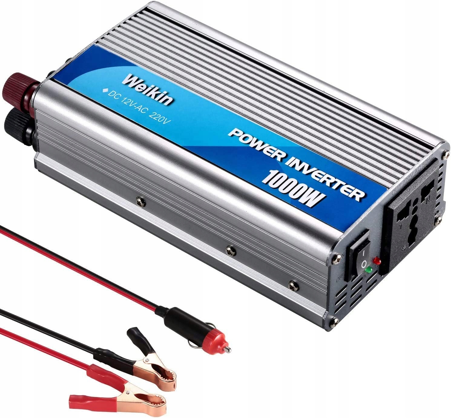 ПРЕОБРАЗОВАТЕЛЬ НАПРЯЖЕНИЯ WEIKIN 1000W 12V DC 220V