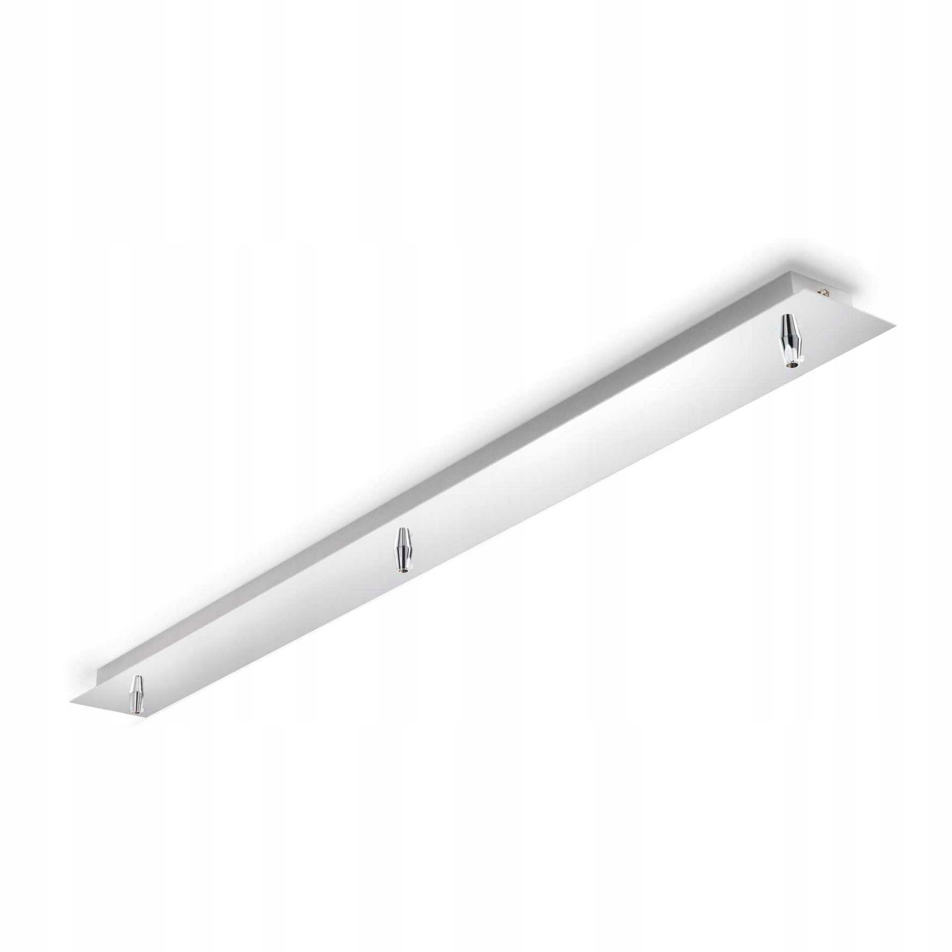 Lineární rozeta 3 světla Ideal Lux chrom 880mm kov