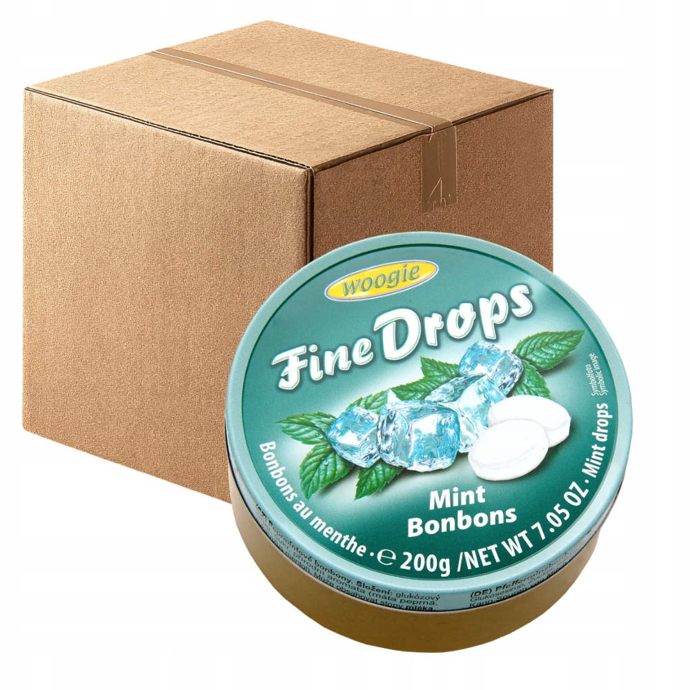 Levně Woogie Landrynky s mátovými pralesy 10x200 g