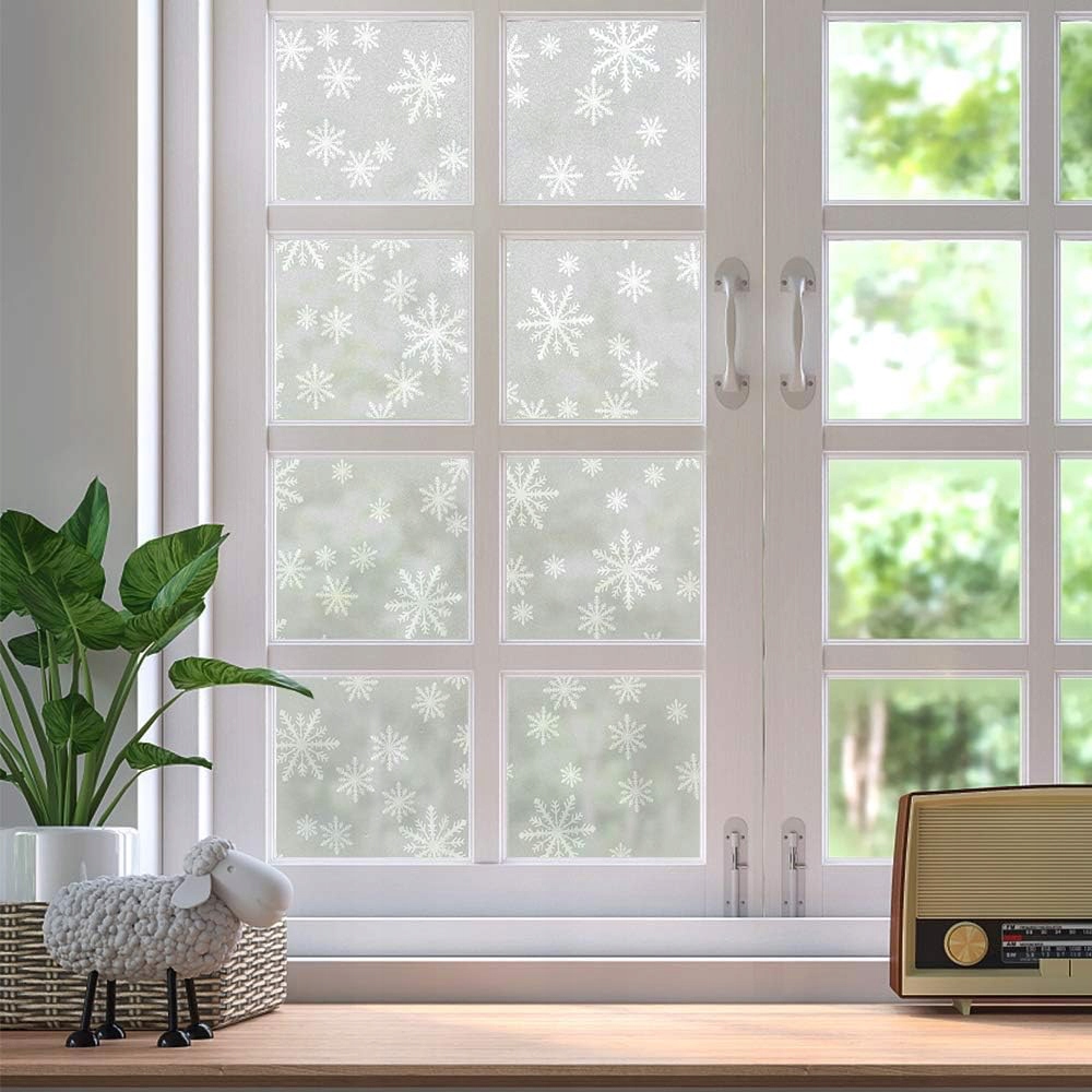 FOLIA OKIENNA MATOWA PŁATKI ŚNIEGU 44.5x200cm Długość (cm) 200