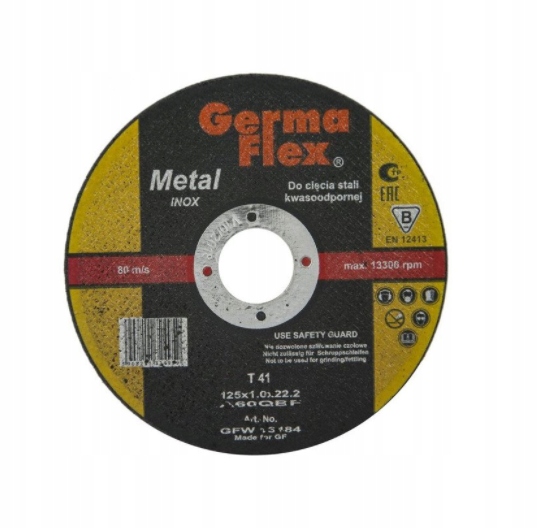 Kotouče Na Řezání Kovu Průměr 125 mm 1 mm Inox 50 Ks