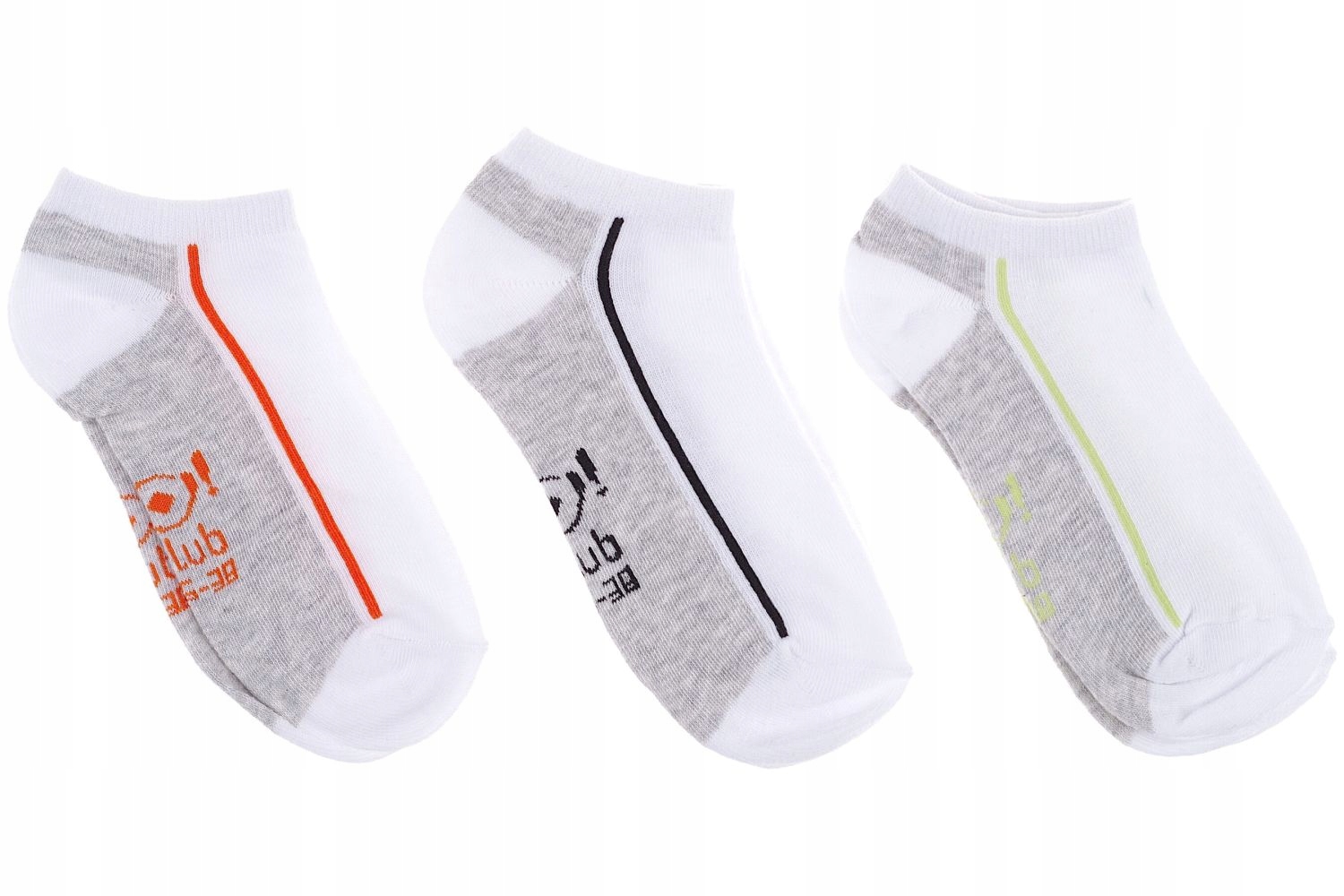 

3x Stopki skarpety bawełniane 3 pak komplet 27-30