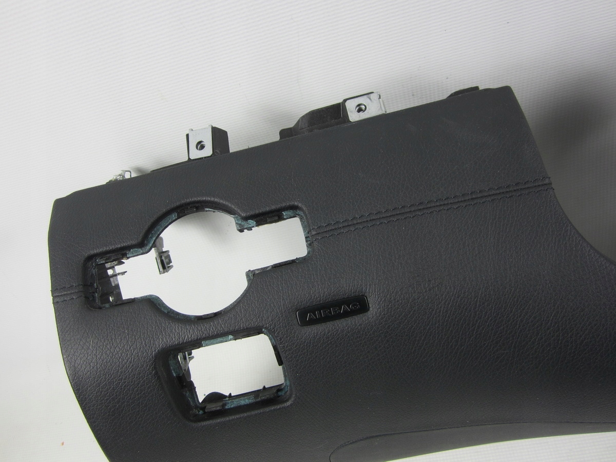 dashboard console airbag kolanowka leather black Mercedes W221 LIFT