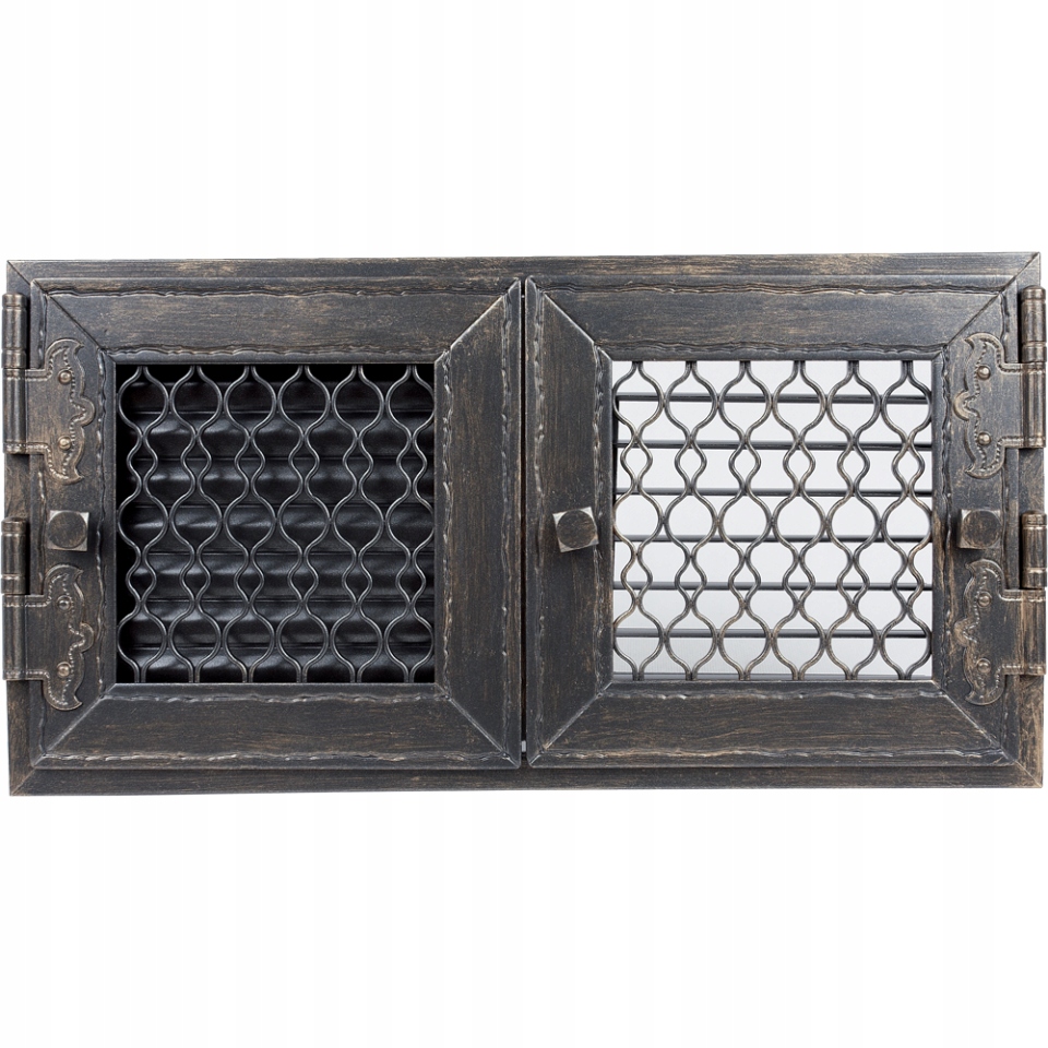 Krbová mřížka Retro grafitová antik 17