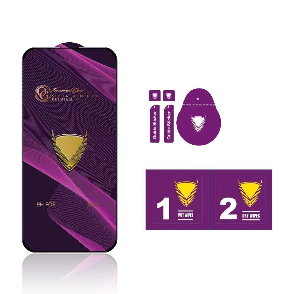 Szkło hartowane Og Premium do Xiaomi Redmi Note 14 4G 14 5G czarna ramka