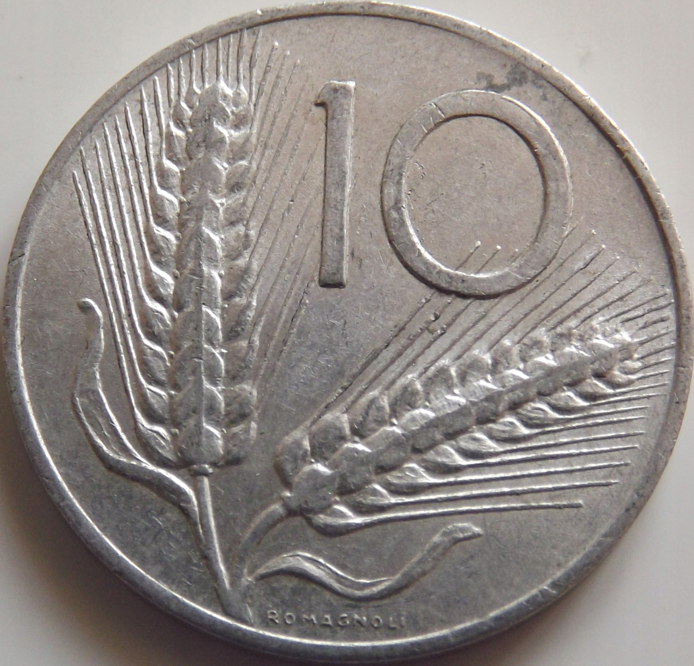 Włochy 10 Lirów 1966 st. 2