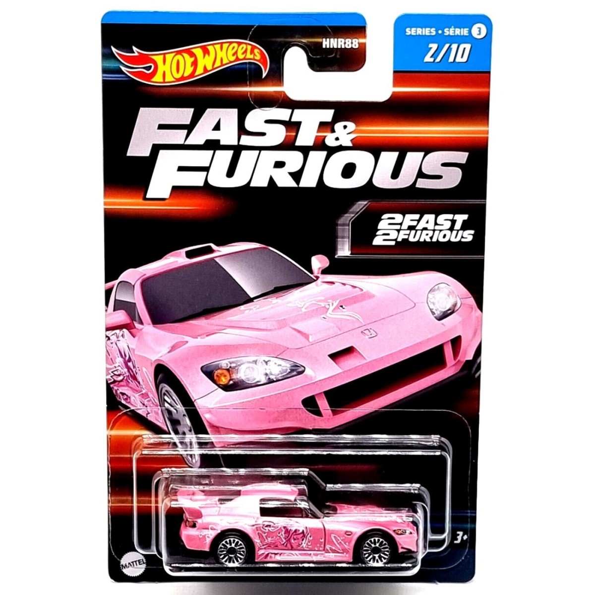 Hw Hot Wheels Honda S2000 Fast & Furious Silver Series HNT12