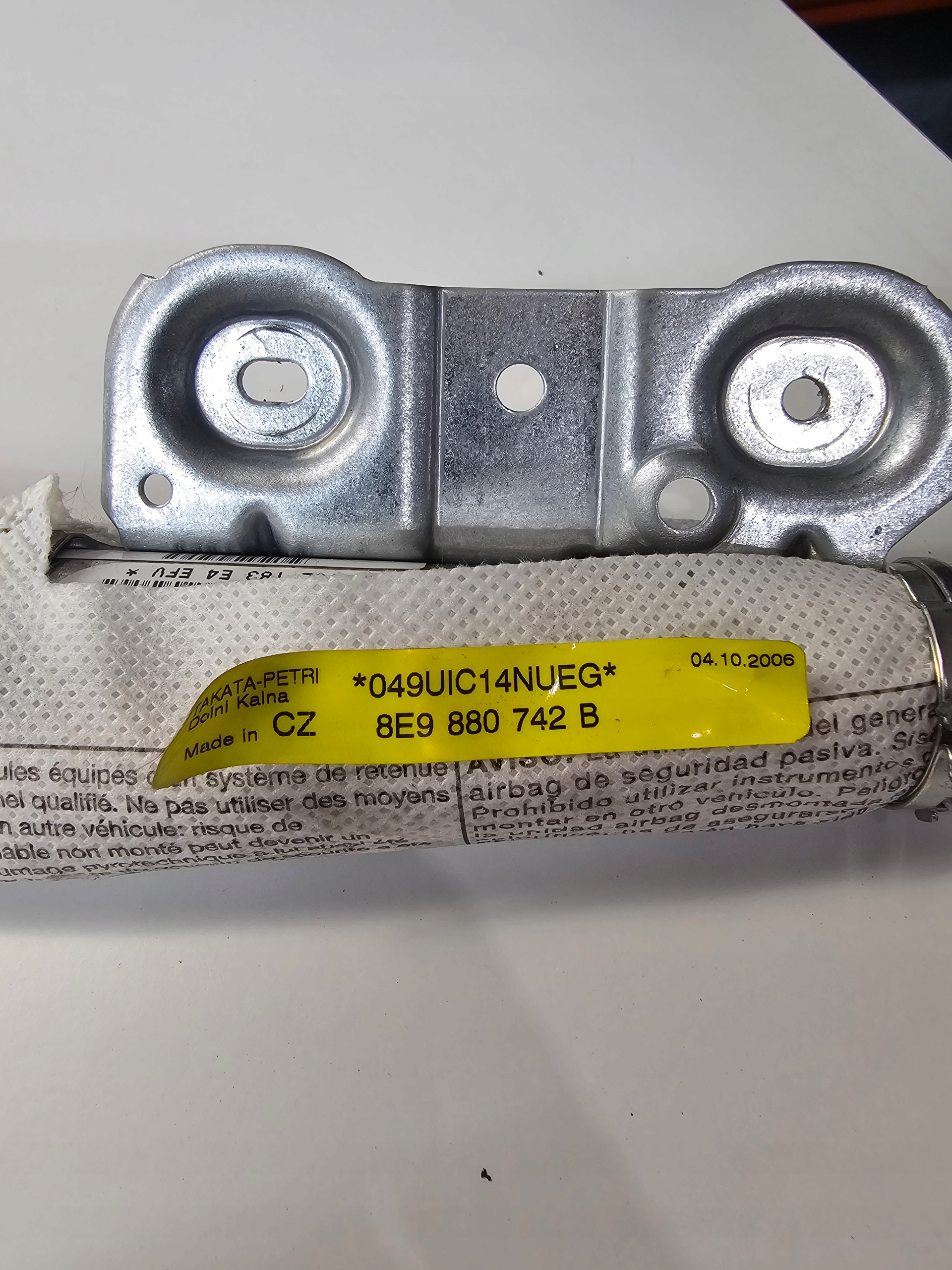 Dachvorhang Airbag rechts AUDI A4 B7 AVANT 8E9880742B Original