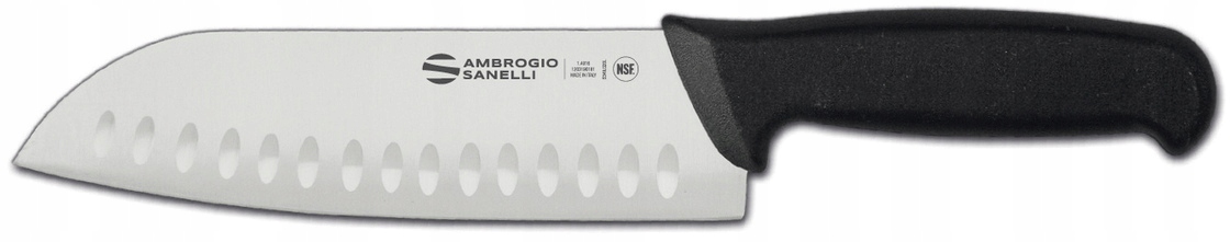 

Ambrogio Saneli Nóż Santoku szlif kulfowy 180 mm
