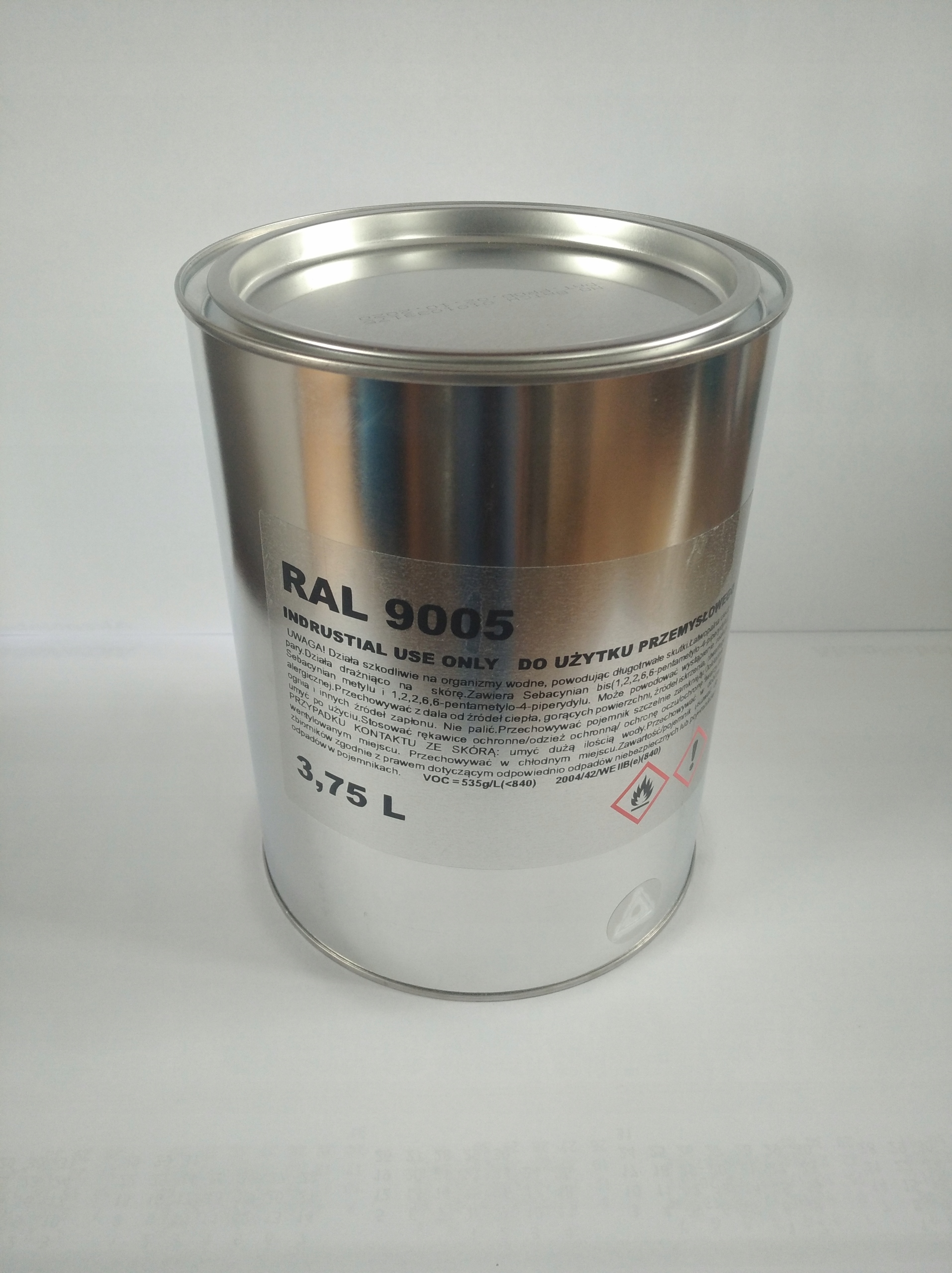 Ral 9005 Lakier Akrylowy 3 75 L CZARNY
