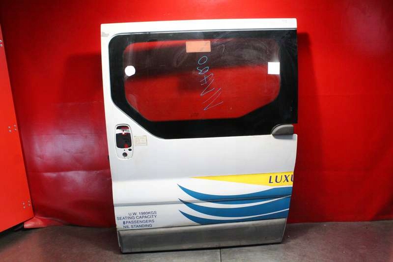 door side sliding left BIALE OPEL VIVARO 1 and LIFT 06-14