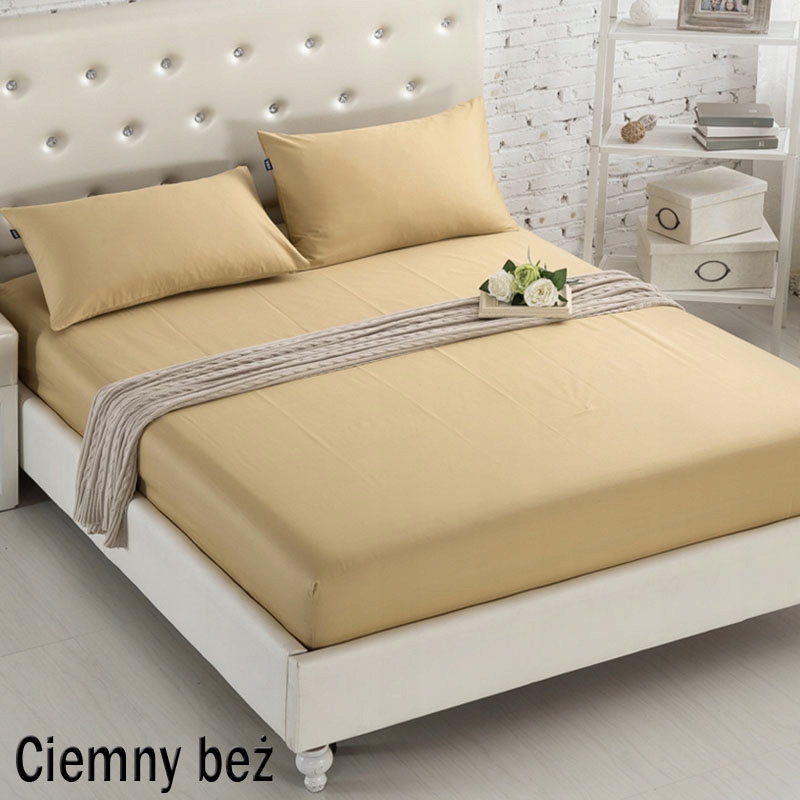 PRZEŚCIERADŁO JERSEY Z GUMKĄ 140x200 cm + ZAKŁADKA NA ŁÓŻKO MATERAC POLSKIE Marka inna