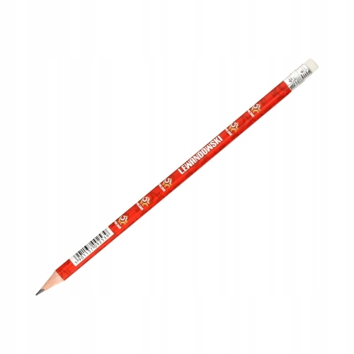 

Ołówek trójkątny Hb z gumką Pzpn Lewandowski