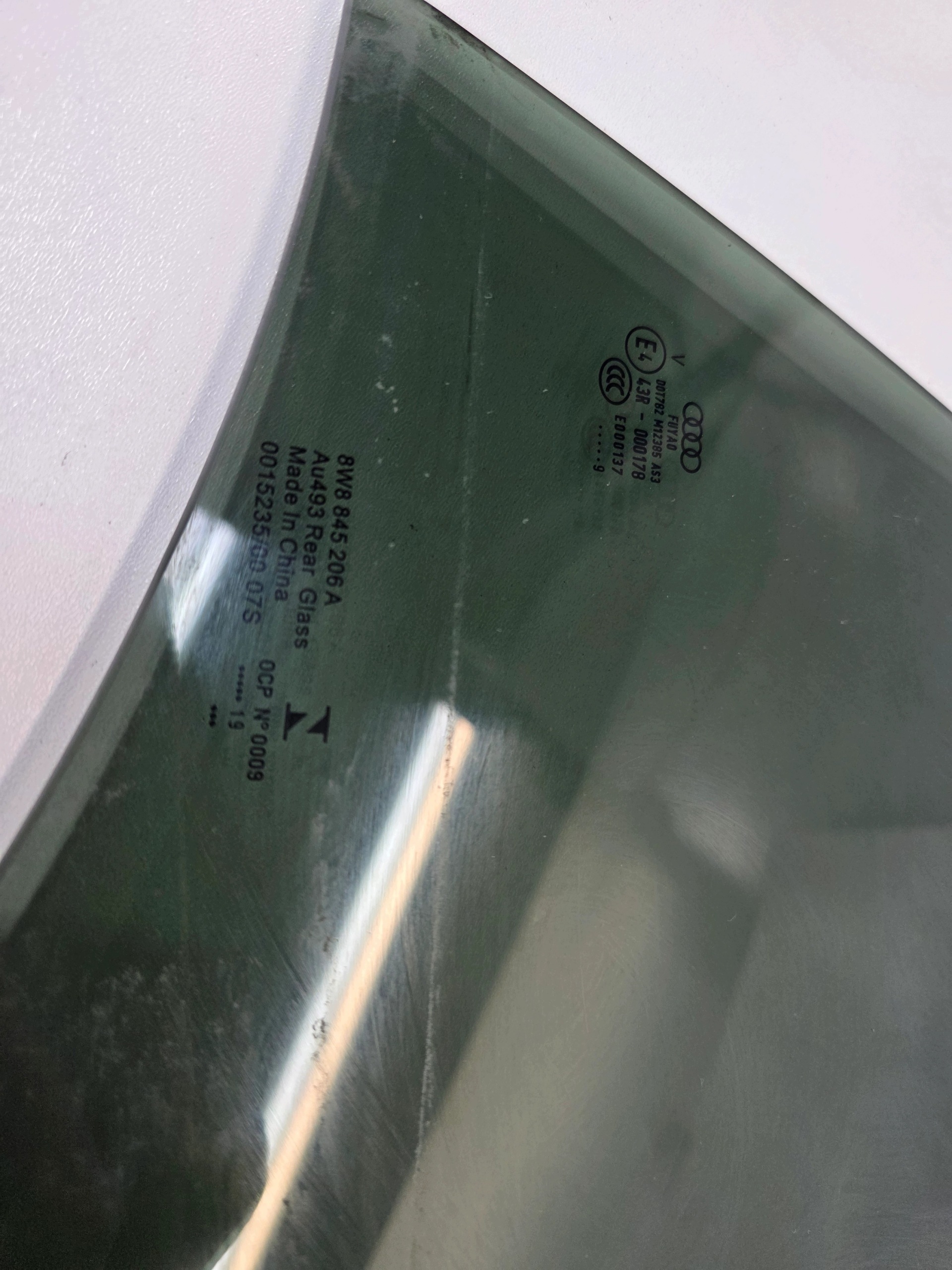 window side door right rear part AUDI A5 8W 8W8845206A 2019 ROK