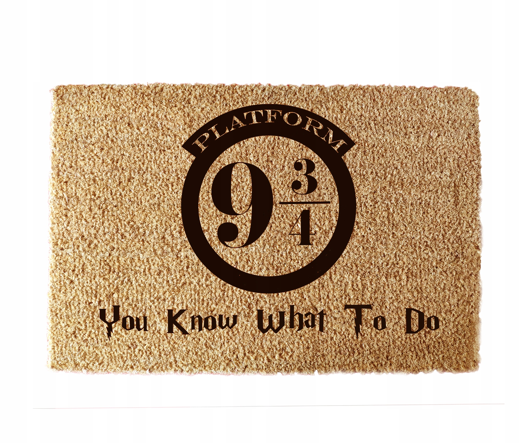 

Wycieraczka kokosowa Peron 9 i 3/4 napis