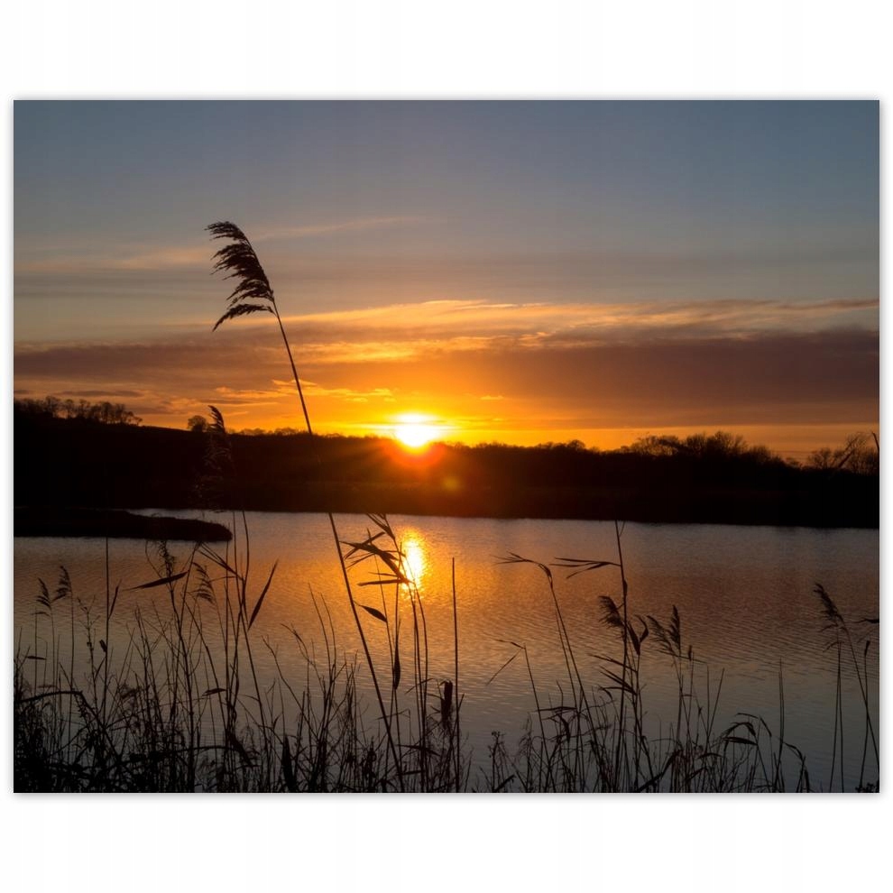 

Plakat 50x40 Zachód nad jeziorem