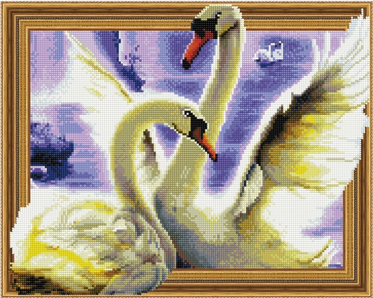 Diamantová mozaika 5D Na dřevo 40x50 Ipicasso