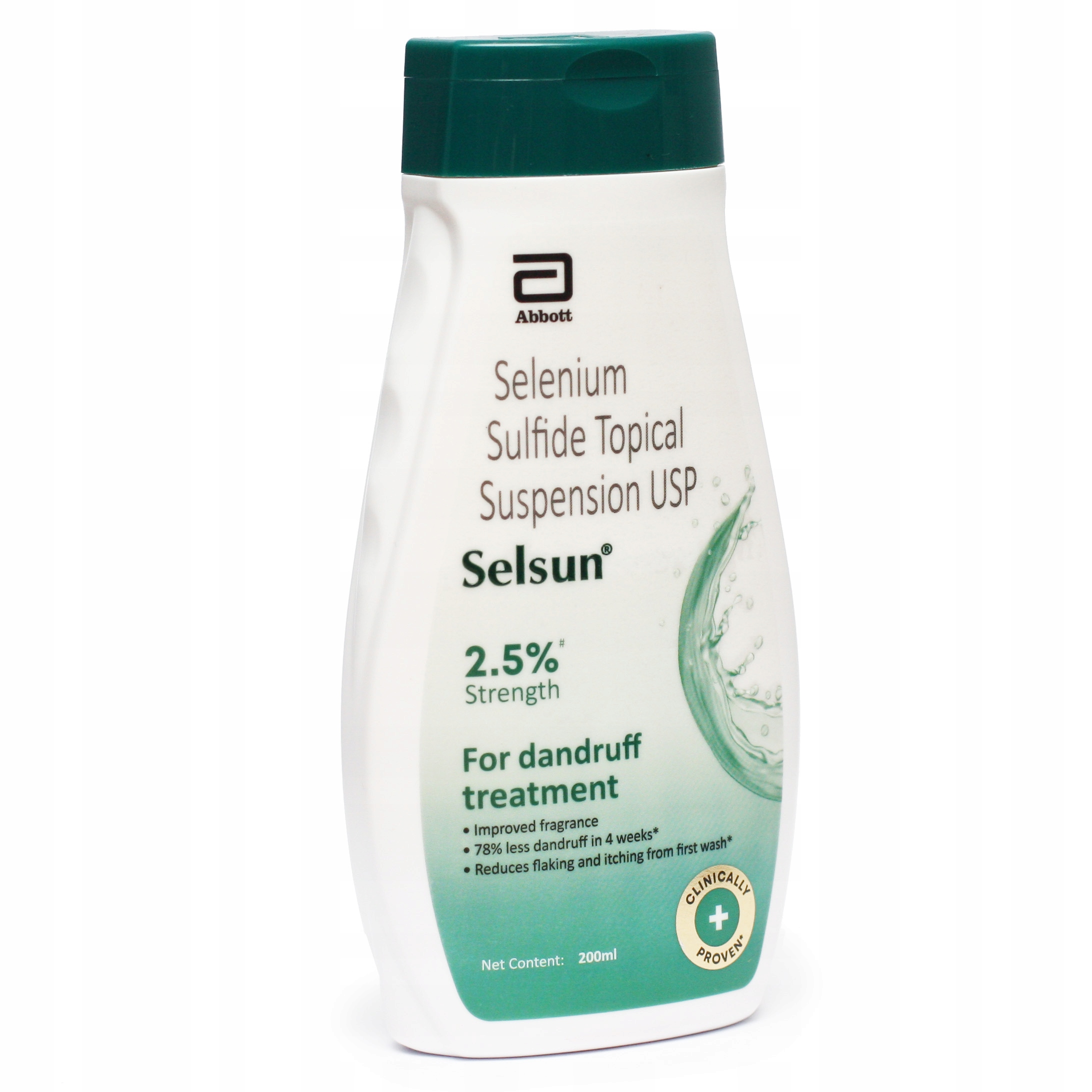 Selsun Selenium 2,5% Abbott Šampon proti lupům Psoriáza Slz 200 Ml