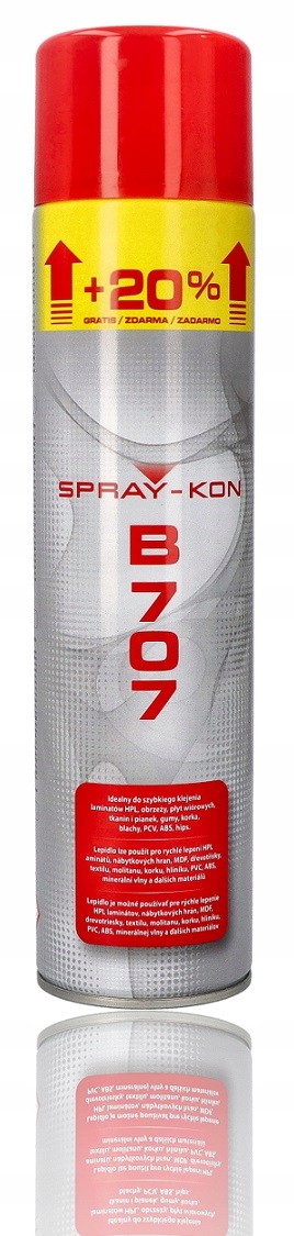 

Klej Kontaktowy W Aerozolu 600ML Spray-kon B707