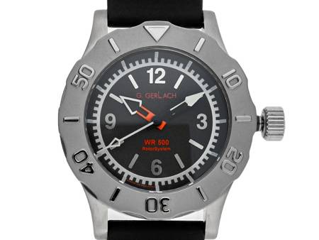 ZEGAREK MĘSKI G. GERLACH BATHYSCAPHE GRAFITOWY