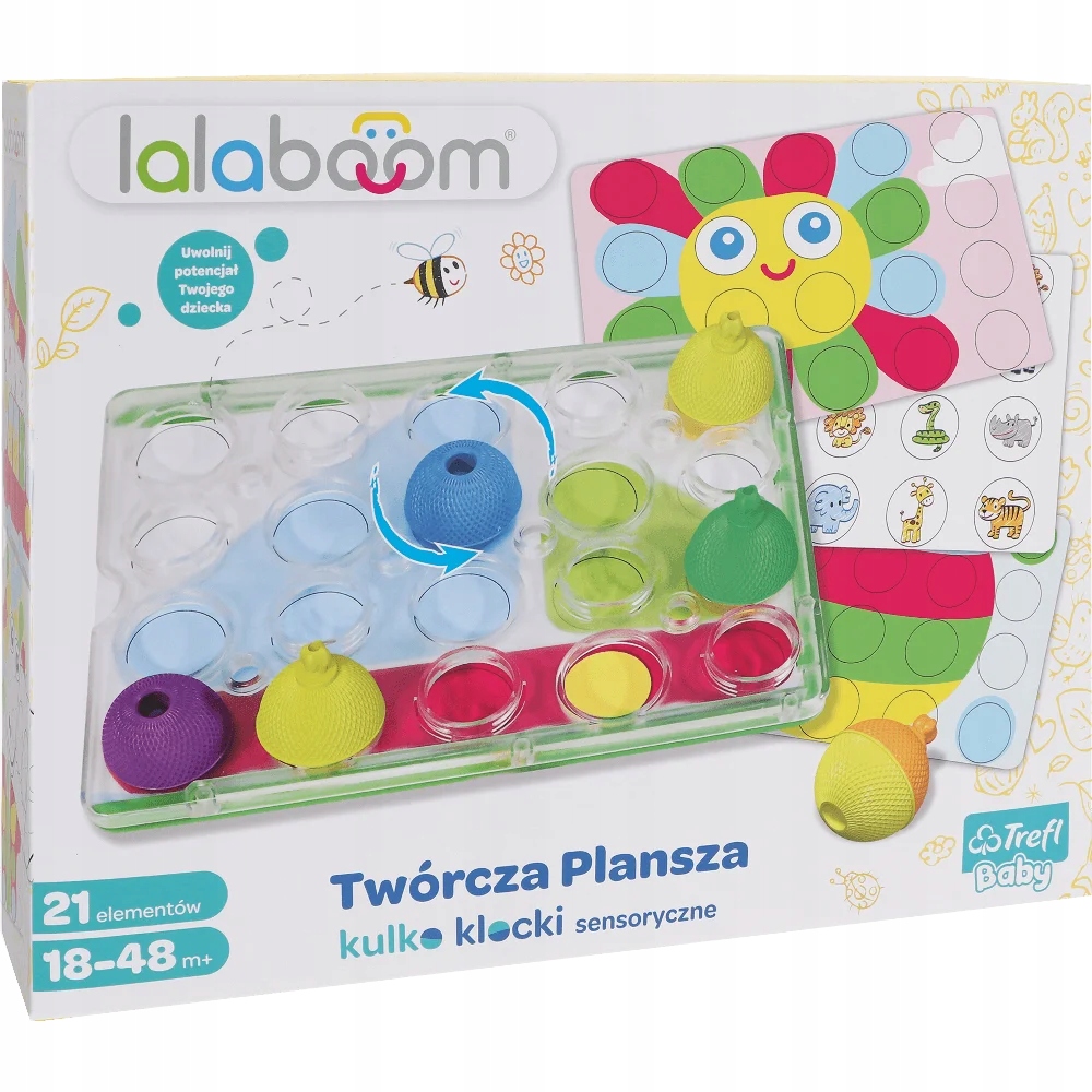 

Lalaboom kulko klocki sensoryczne Twórcza Plansza