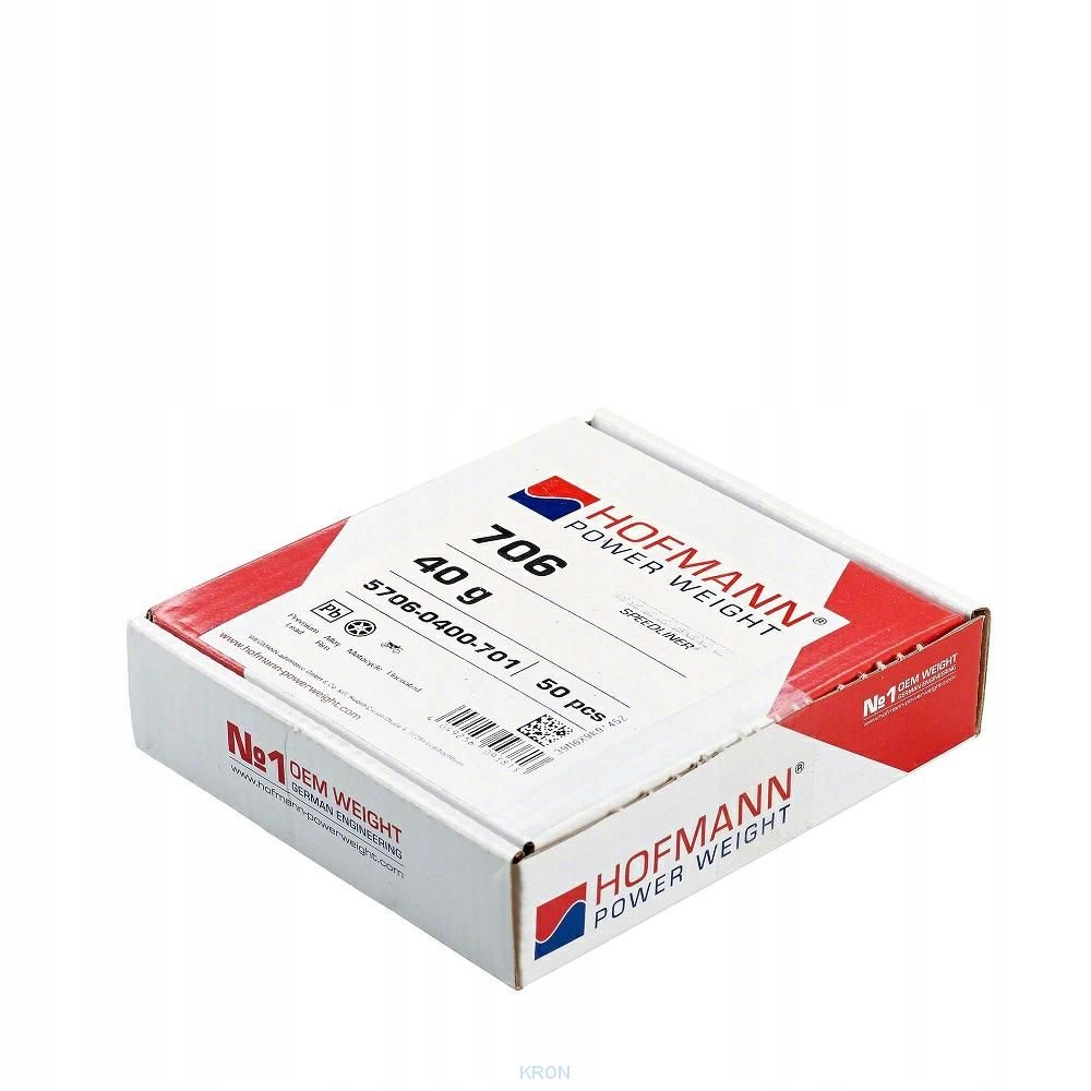 Ciężarki motocyklowe klejone Hofmann niepowlekany 8x5g > 40g 50 szt