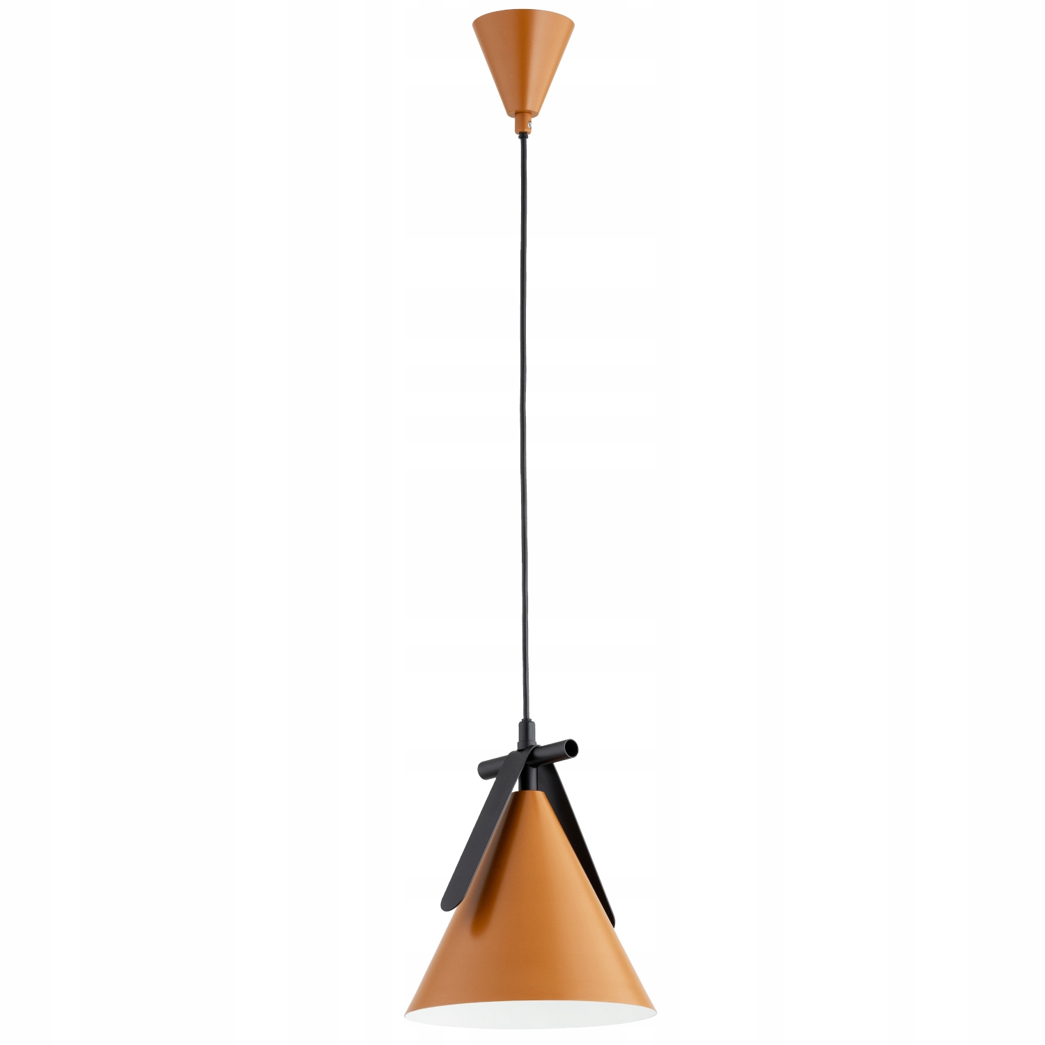Alfa Felix závěsná lampa kužel bronzová/černá 1xE27 max 15W IP20