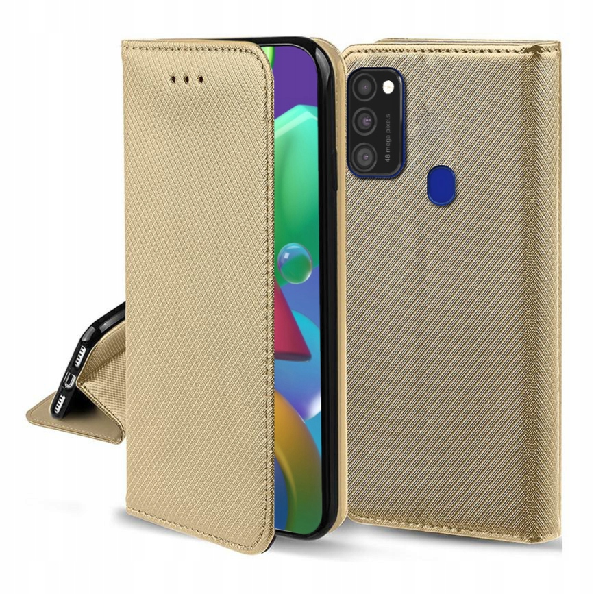 

Etui z Klapką Magnet do Samsung Galaxy M21 + Szkło