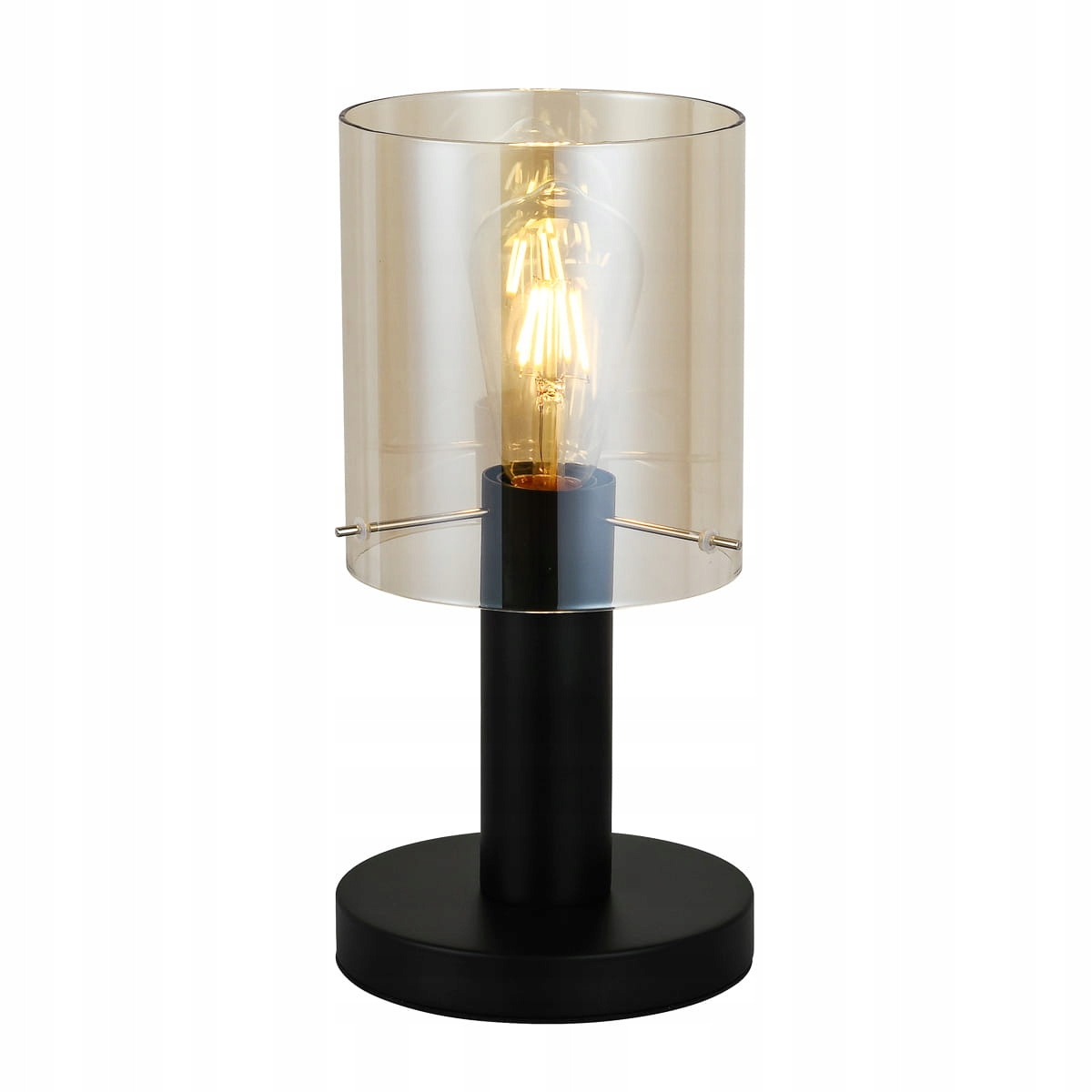 Italux Sardo Led stolová lampa čierna moderná E27 IP20 40W