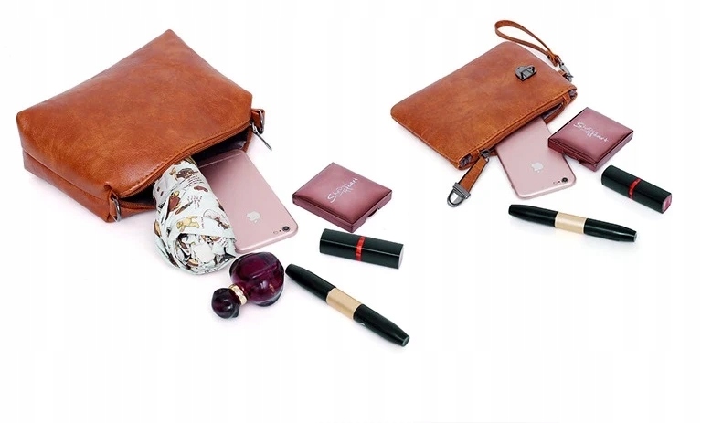 modna Torebka kuferek zestaw 4w1 listonoszka etui Płeć kobieta