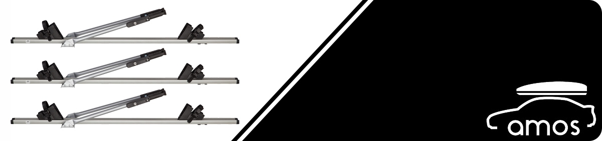 BAGAZNIK UCHWYT ROWEROWY DACH ROWER AMOS TOUR x 3 Color silver