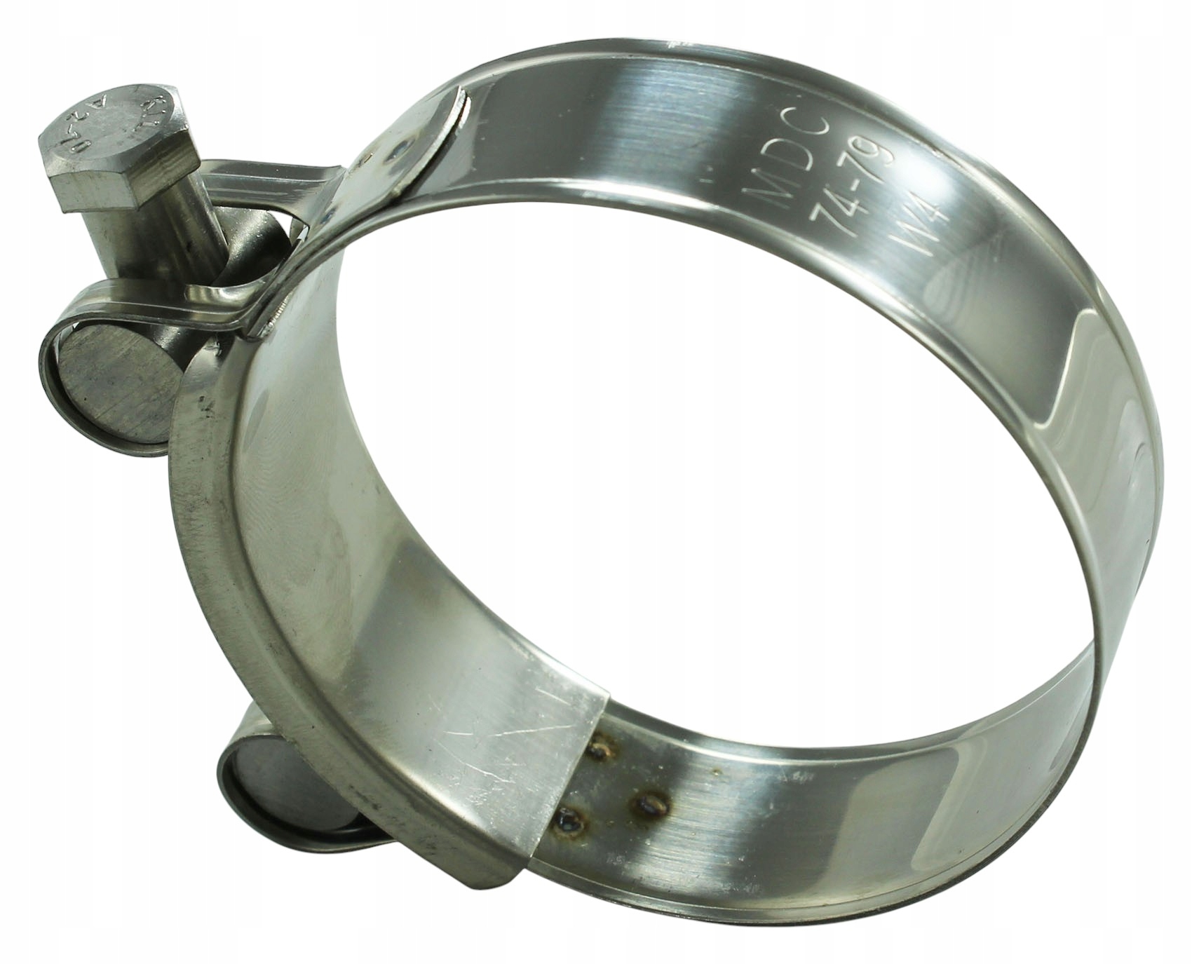 MDC Obejma 74-79mm Gbs W4 Nierdzewna 304SS Opaska Sgb wąż Turbo Intercooler