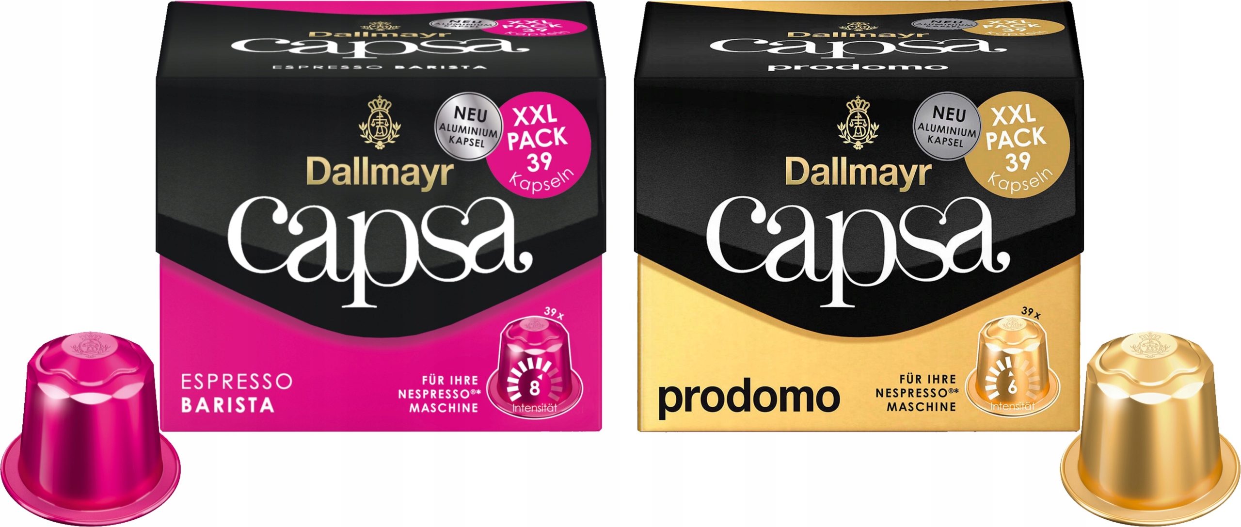 Levně Kapsle pro Nespresso Dallmayr Capsa Sada 2 x 39 kusů