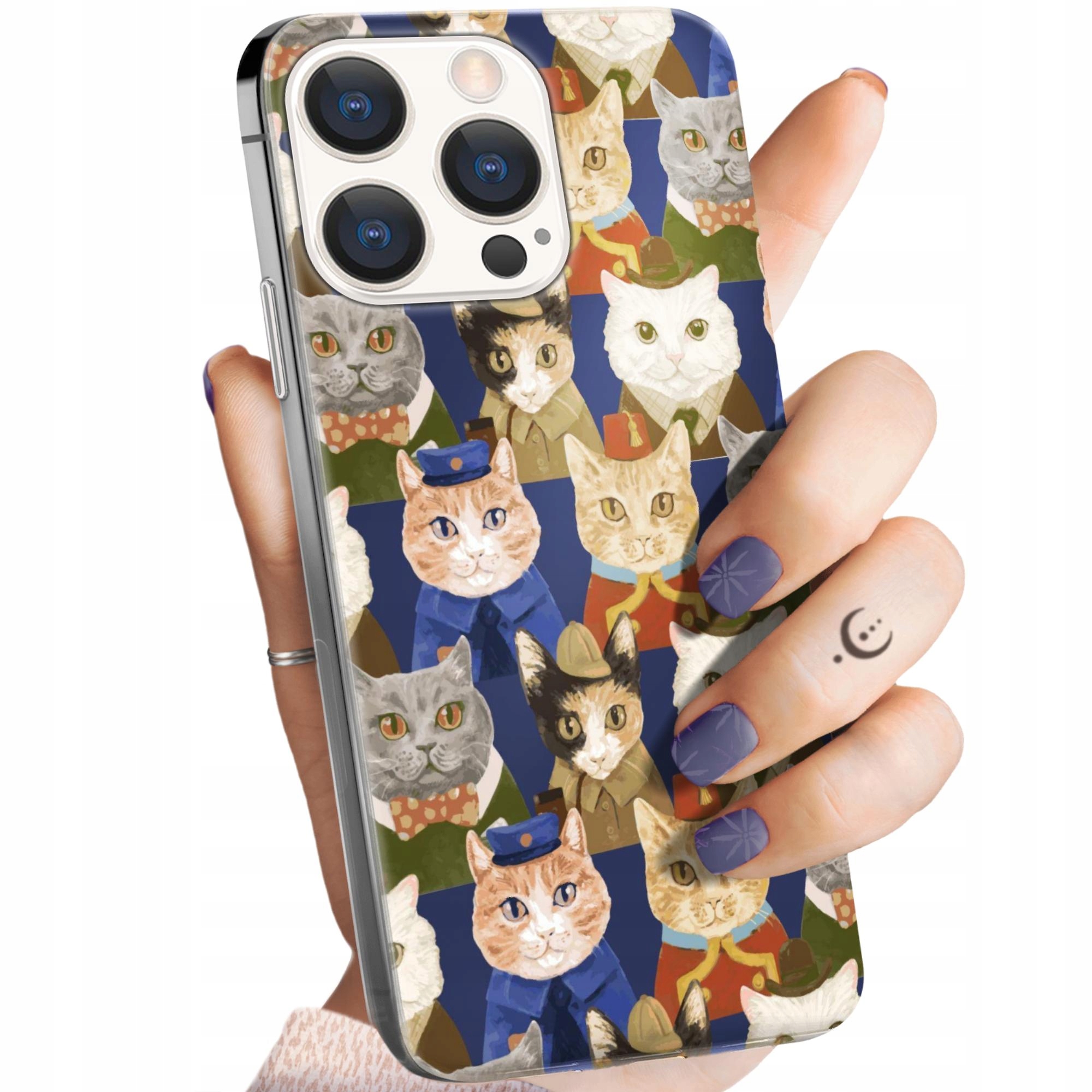 Etui Do Iphone 15 Pro Max Koty Kociaki Kotki Obudowa Pokrowiec Case
