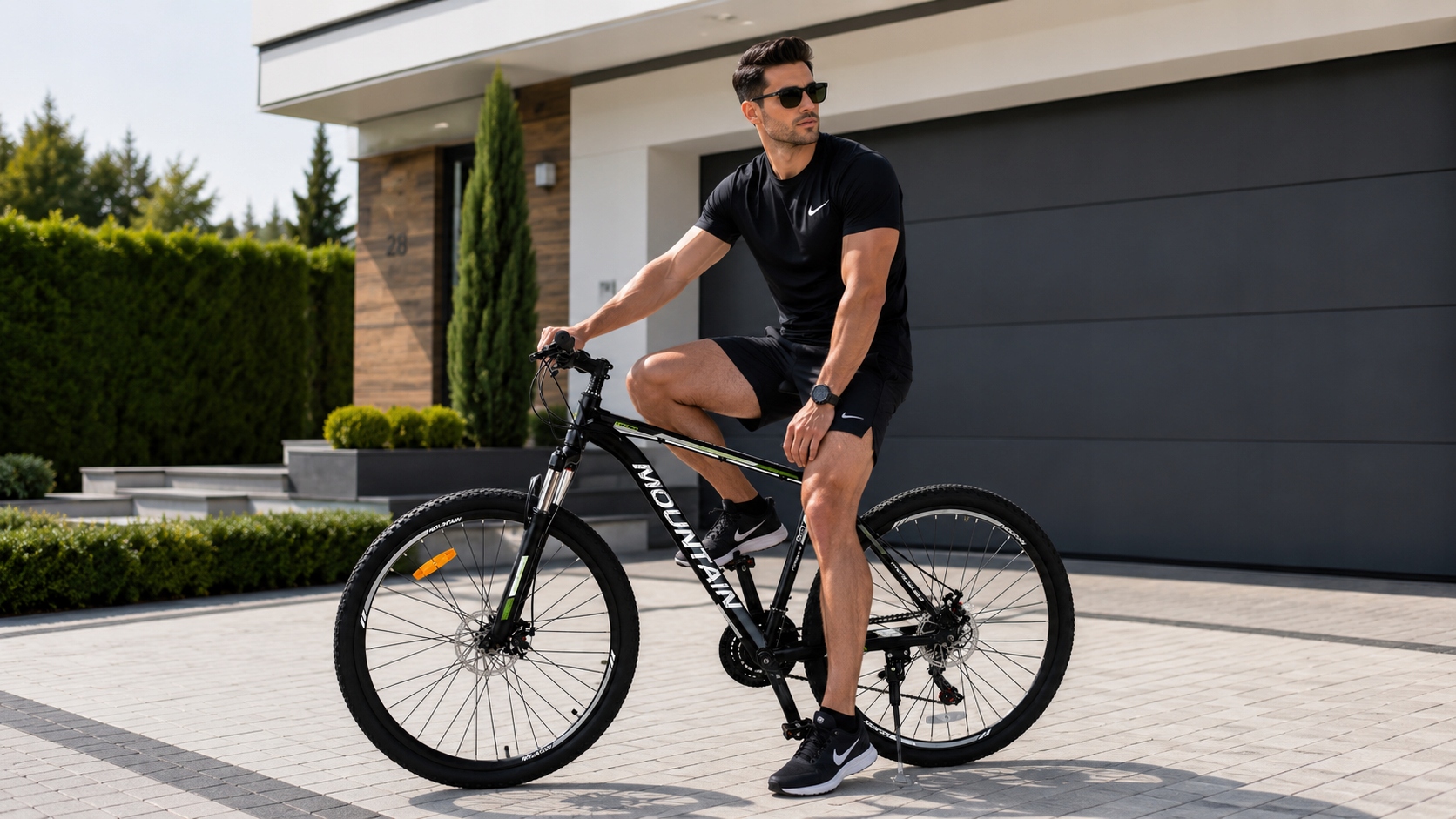 Rower górski Mtb męski 29 cali 2x hamulce tarczowe amortyzacja rama 21 cali